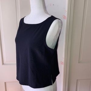 Boston Proper  Black Travel Tank Top SZ LP